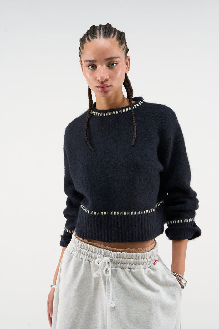 Handmade Blue Knit