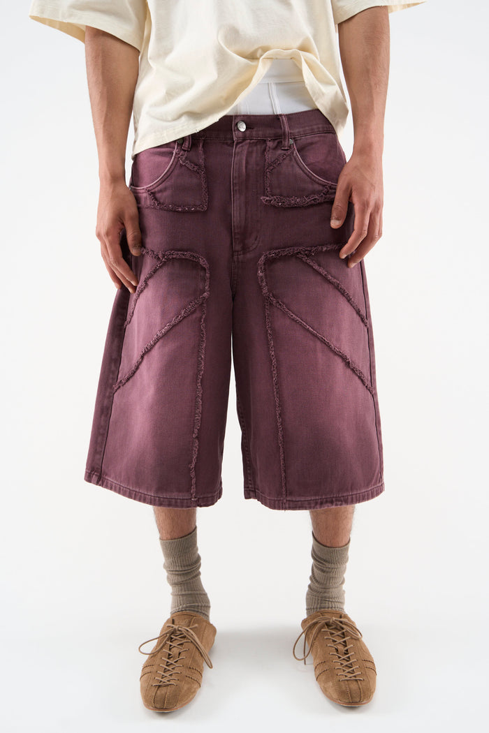 Jorts OPS color borgoña