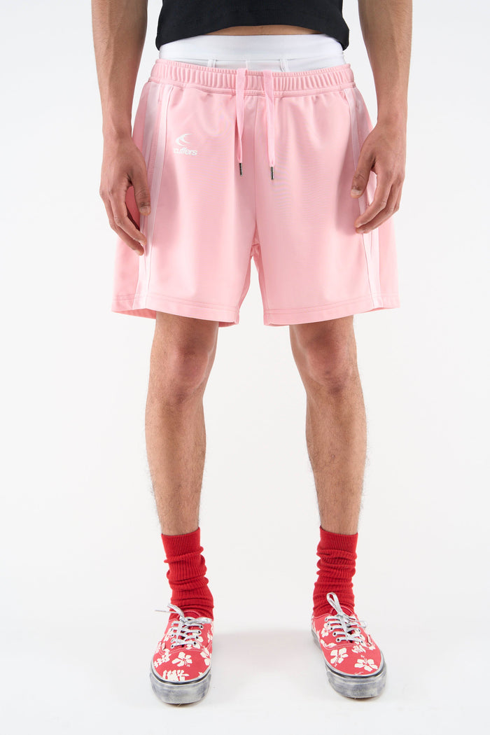 Pantalones cortos rosados que no son deportivos