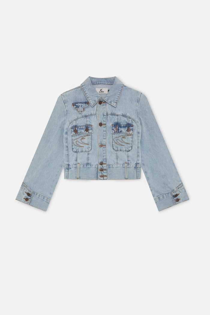 Marine Light Blue Denim Jacket