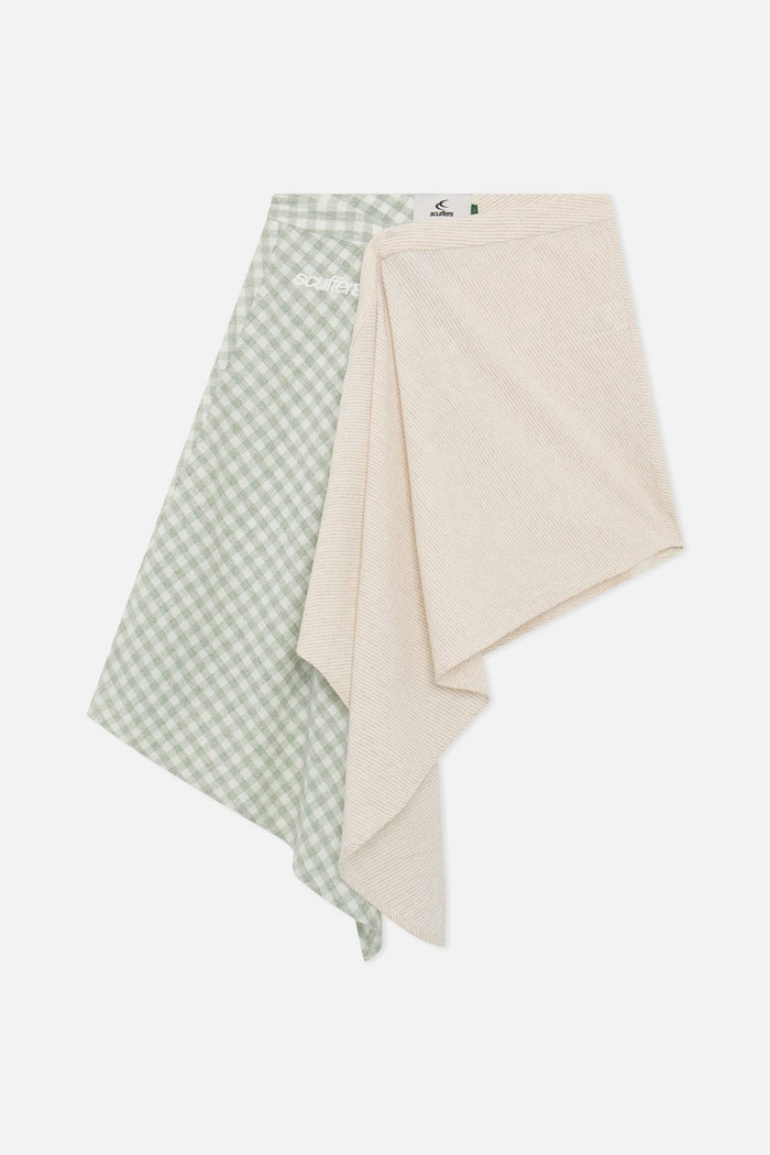 Mixed Green Skirt