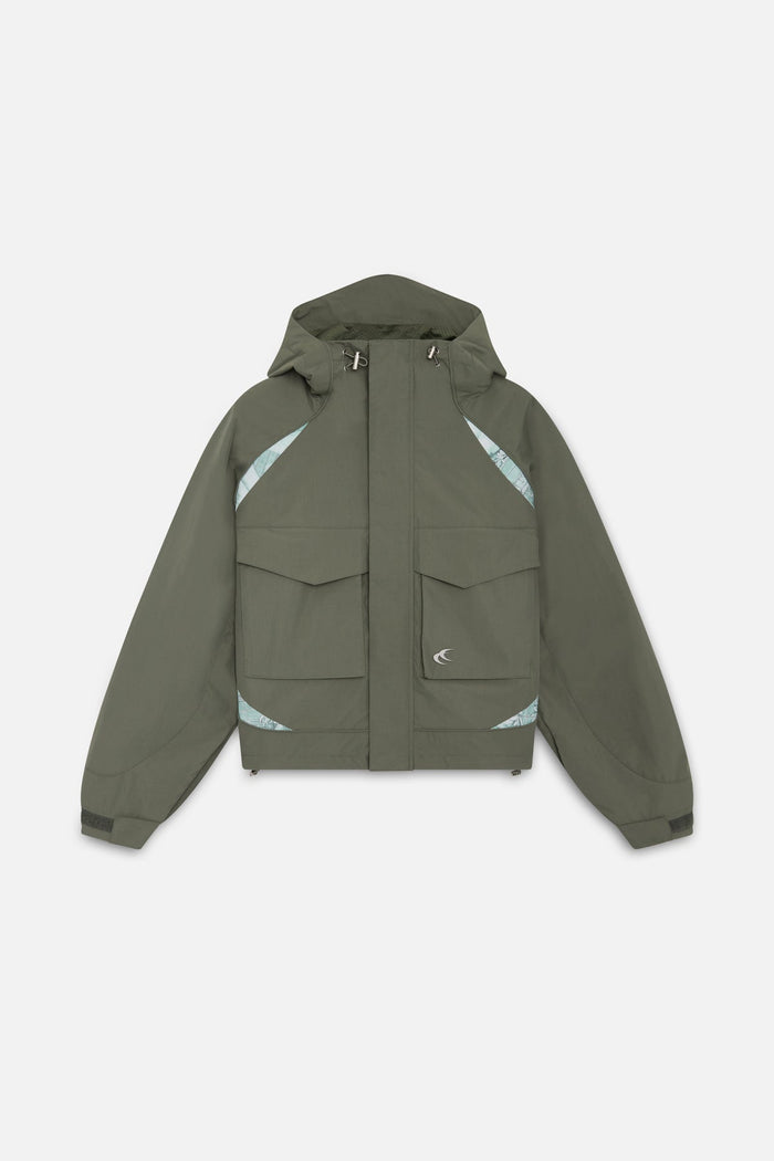 New Essential Green Windbreaker