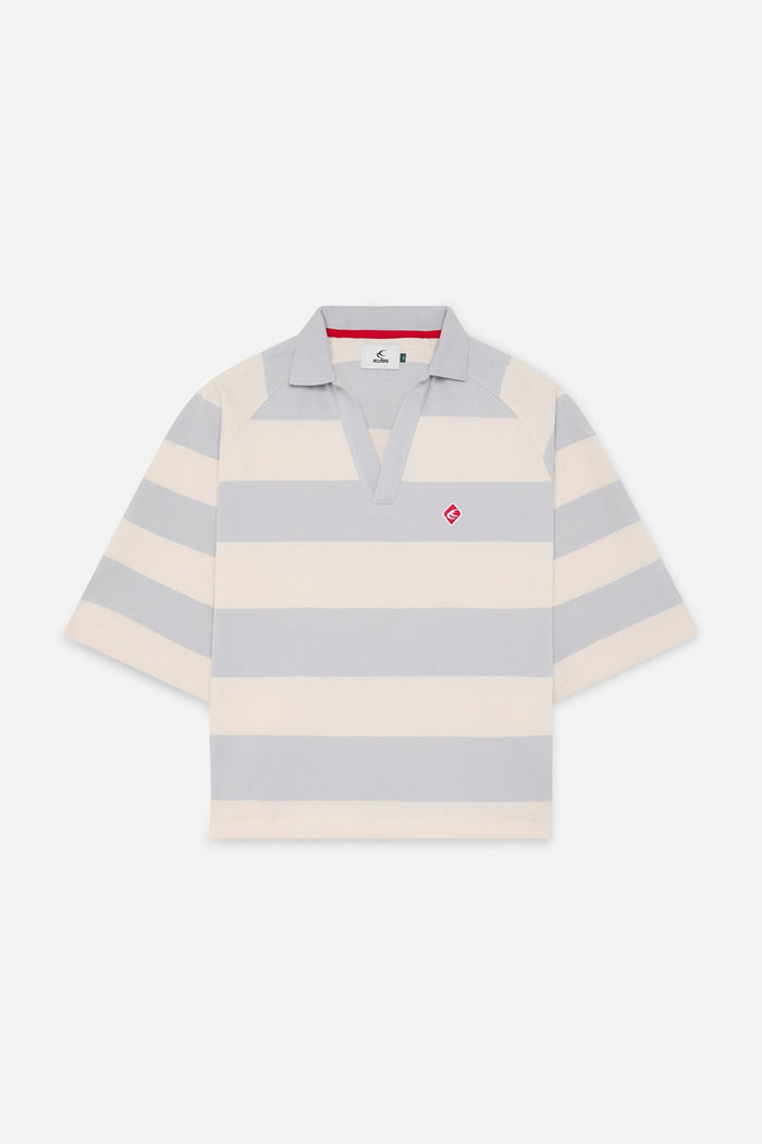 Signature Light Blue Striped Polo