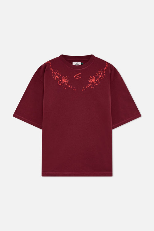 Camiseta borgoña Tiger