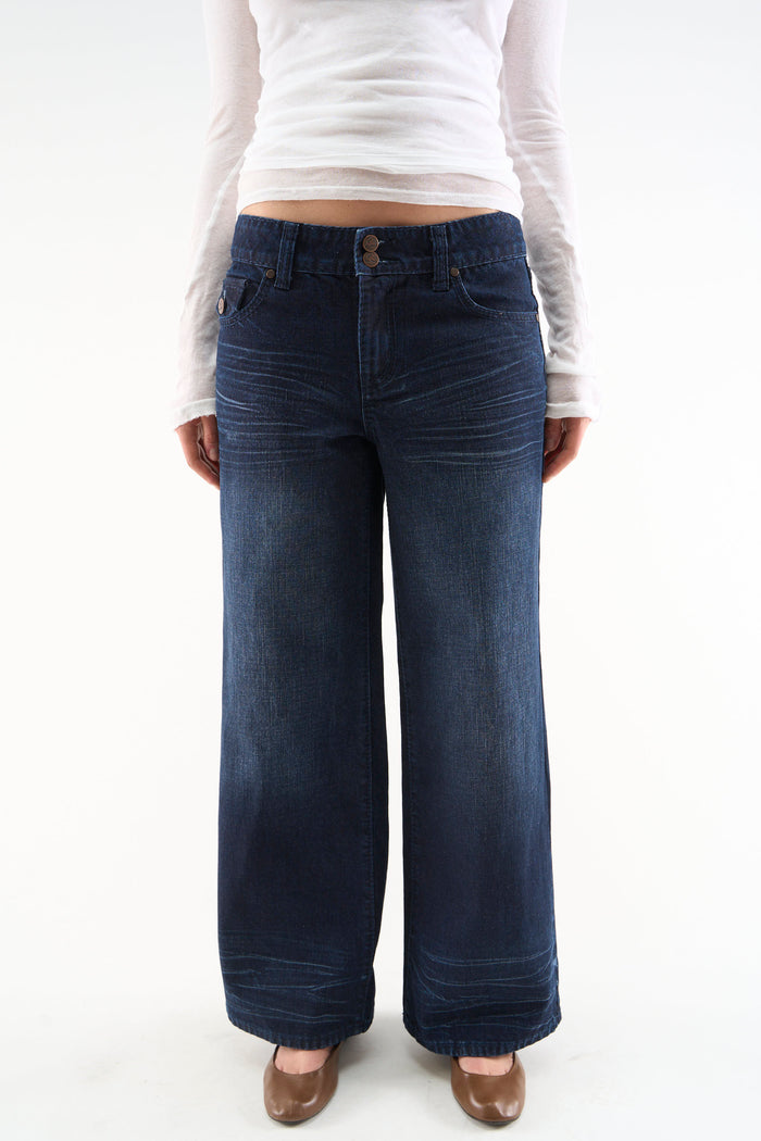 Pantalones Pekin Azul Oscuro