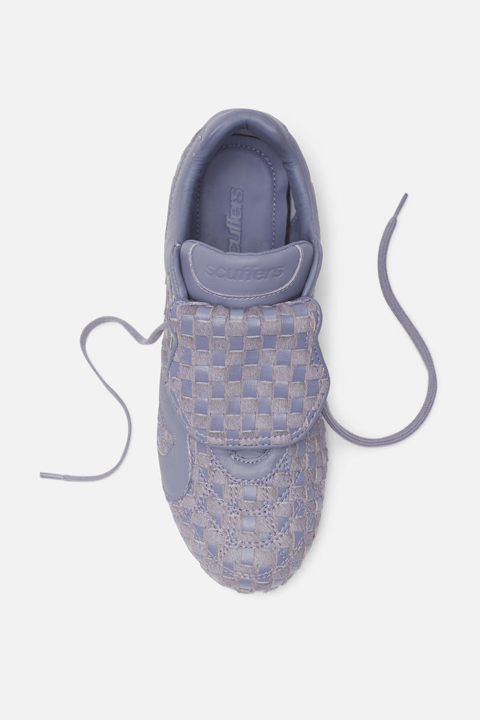 Iconic Braided Purple Sneaker