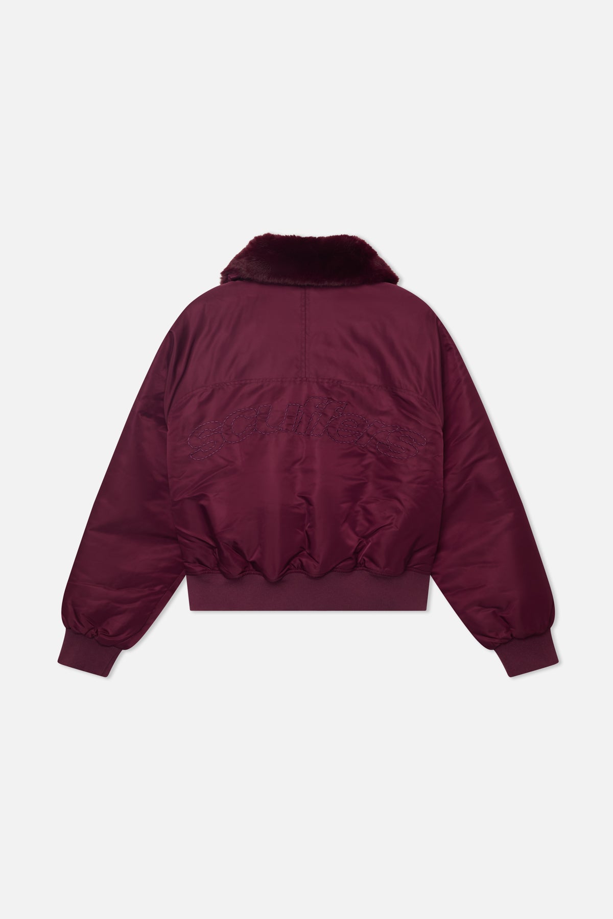Chaqueta Bomber Borgoña SCFF