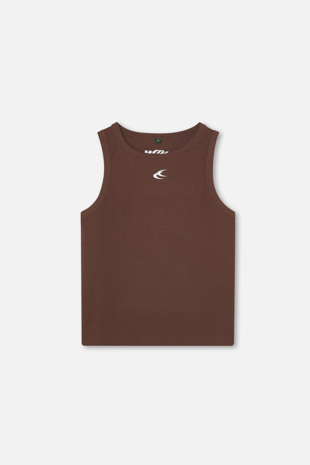 Brown y amarillo paquete de camisetas sin mangas acanaladas Scff