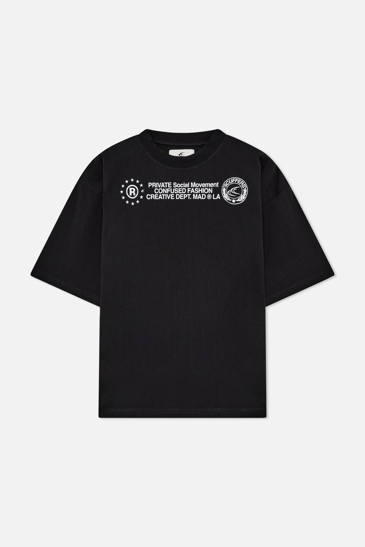 Confused Black T-Shirt