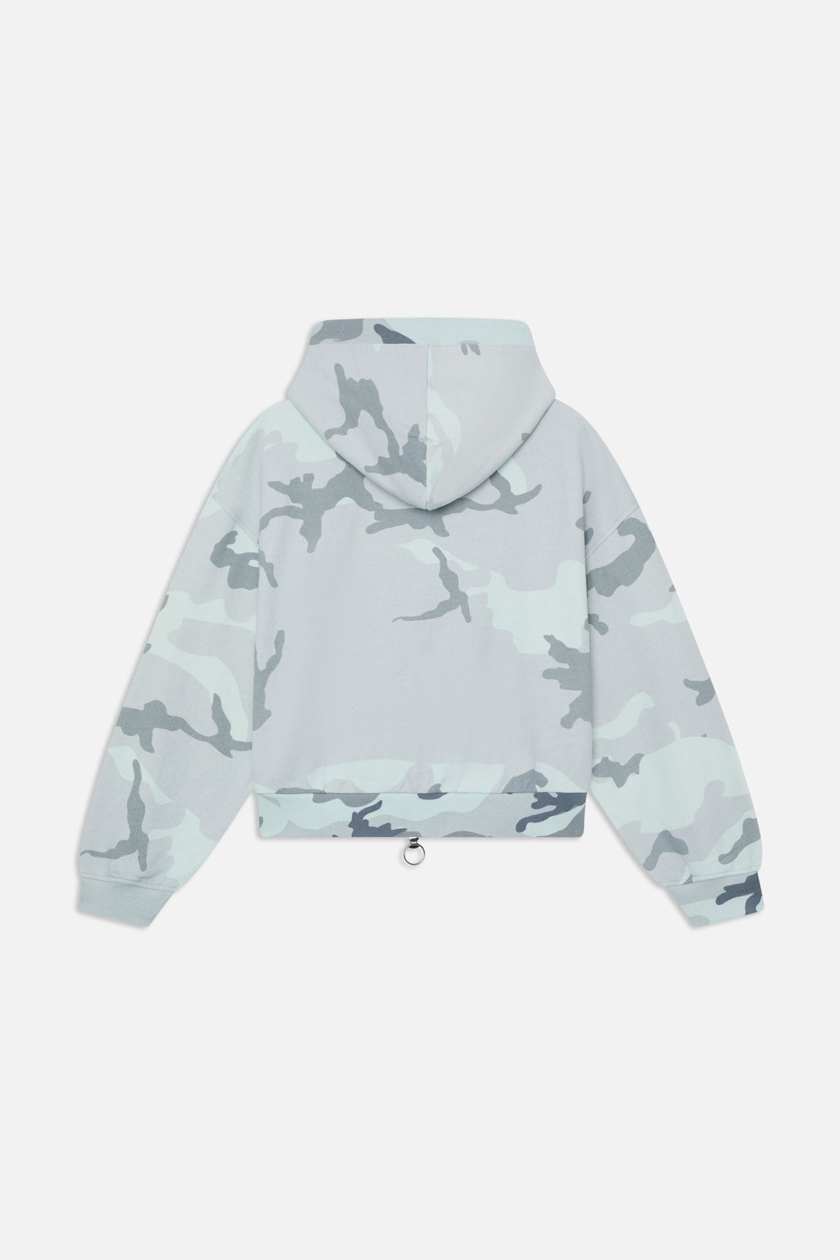 Cremallera de camuflaje gris confuso
