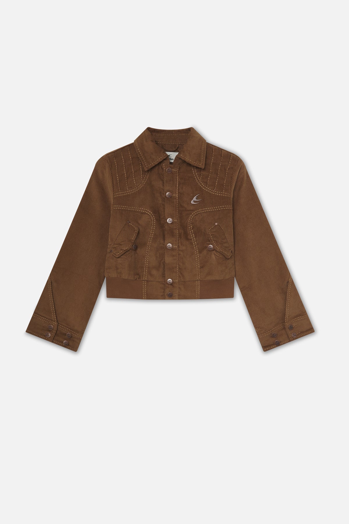 Chaqueta marrón galleta