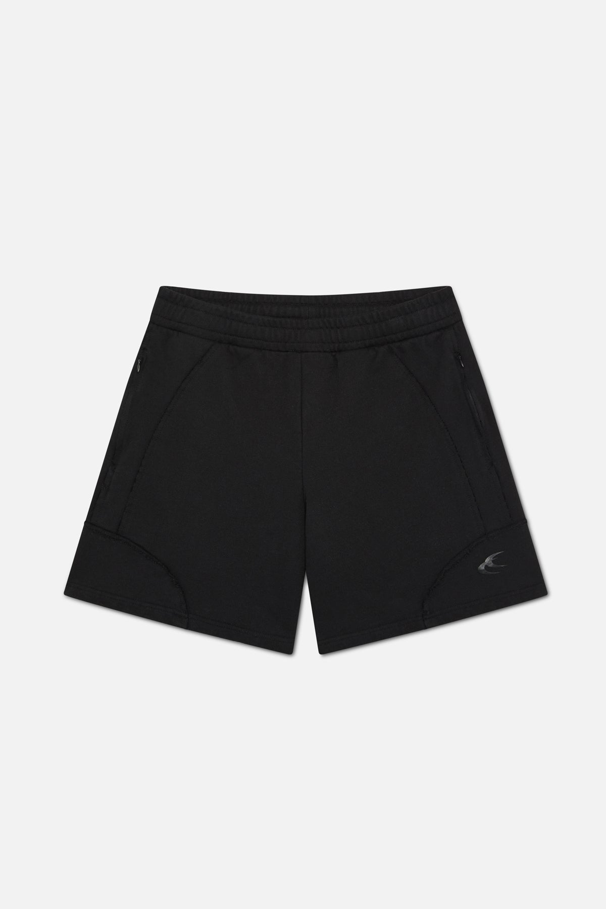 Shorts negros deportivos de alta costura