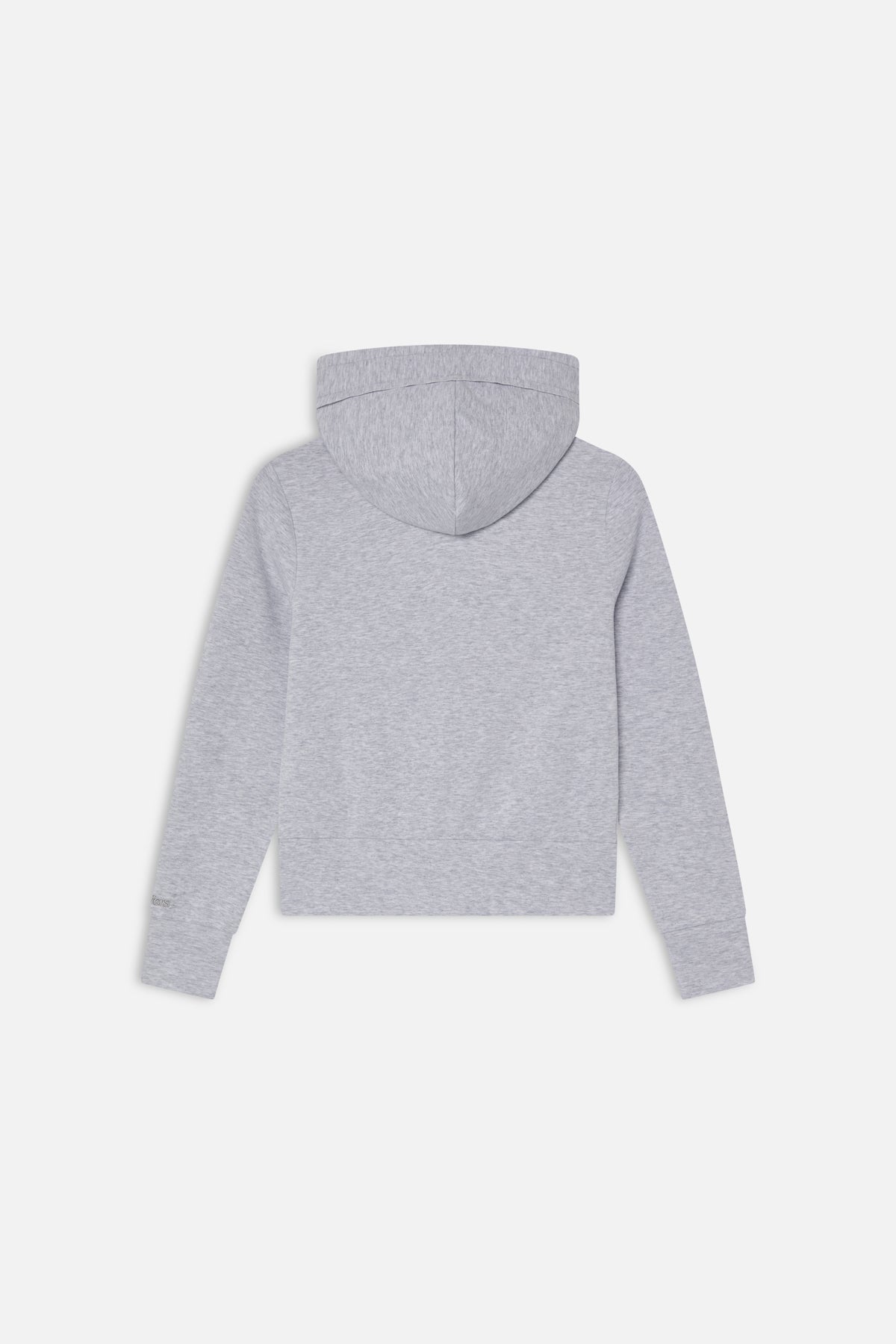 Chaqueta melange gris acogedora