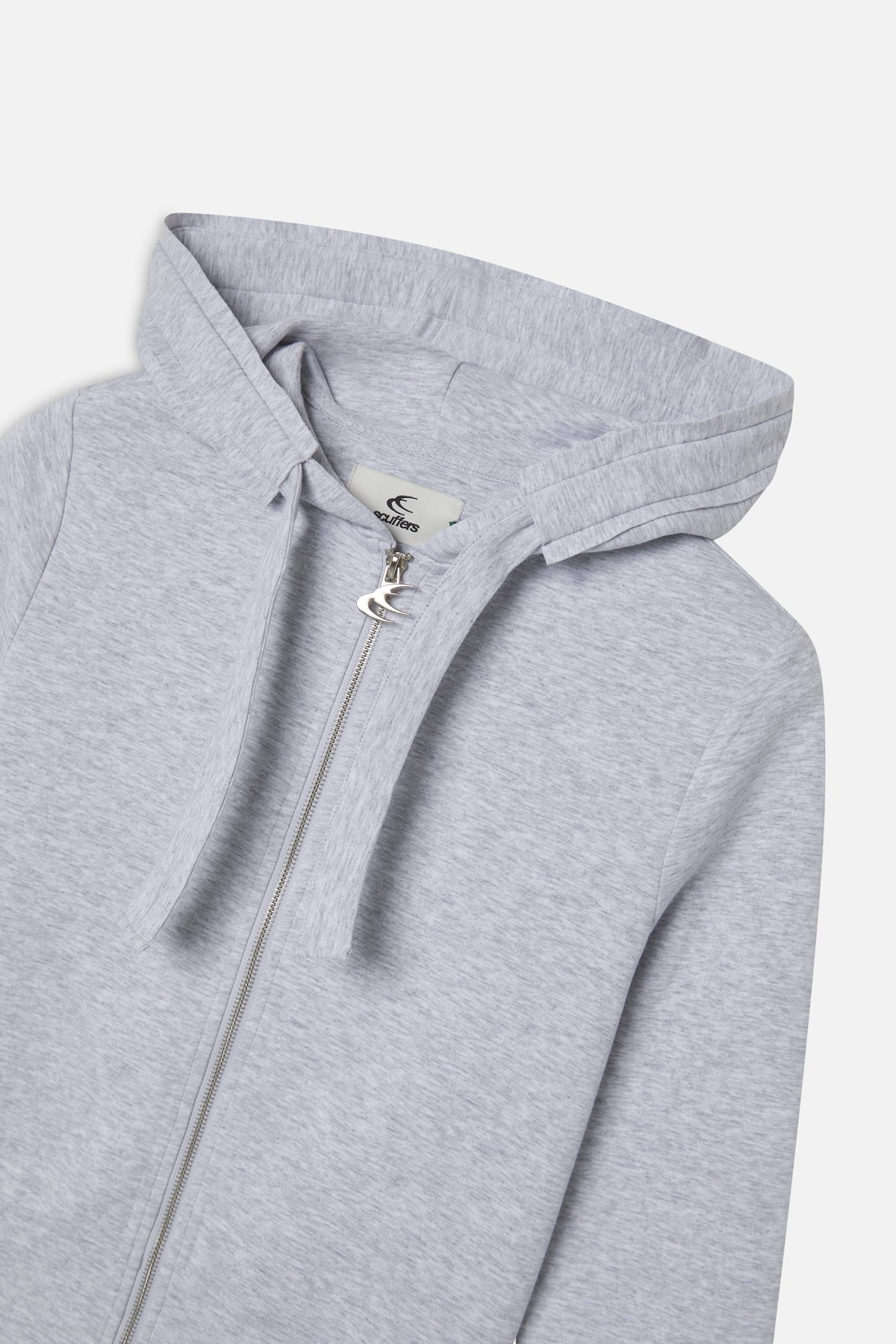 Chaqueta melange gris acogedora