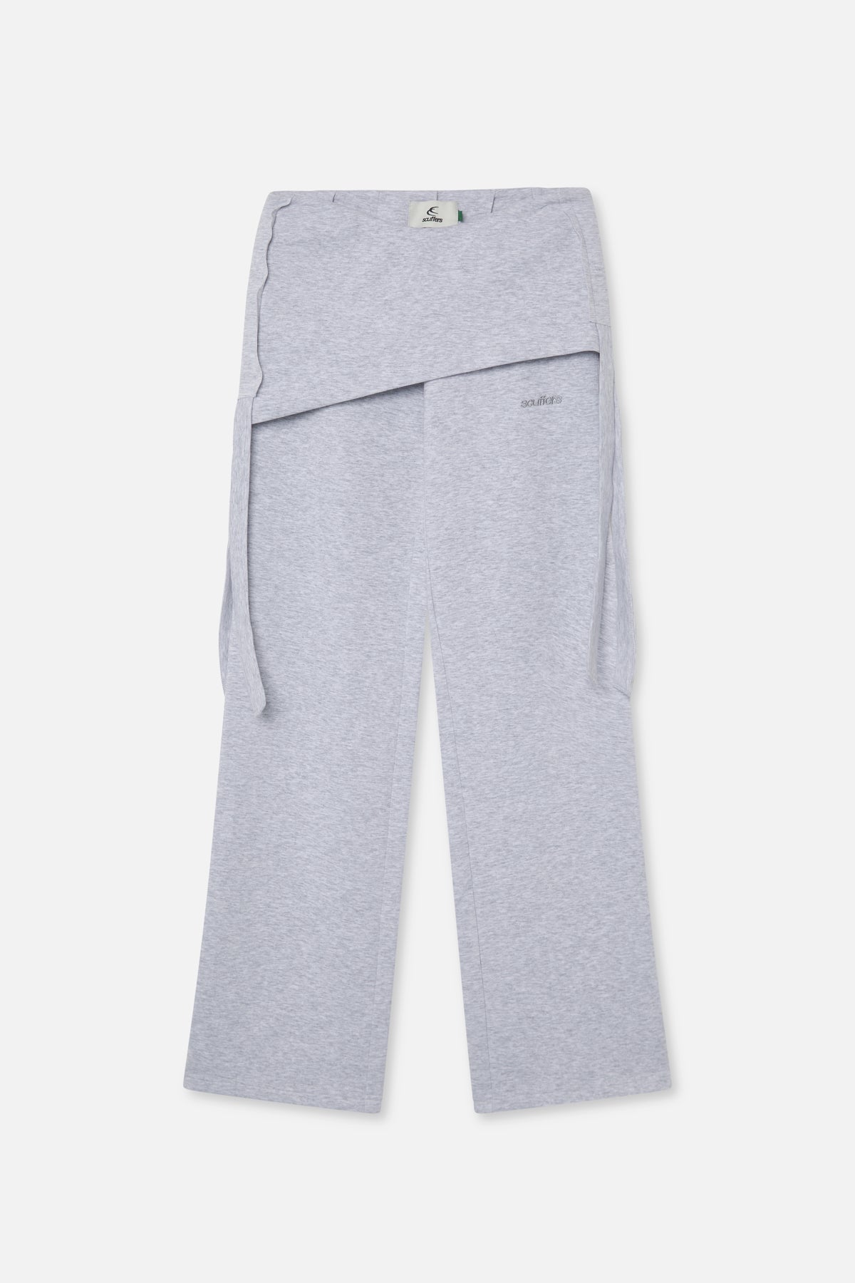 Pantalones melange grises acogedores