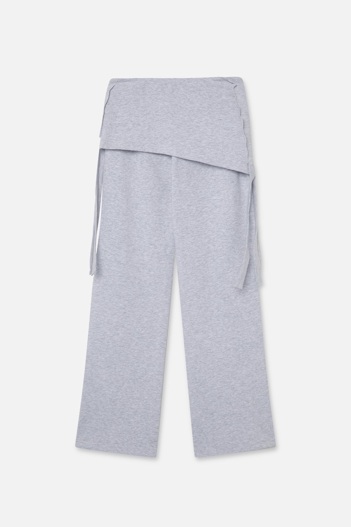 Pantalones melange grises acogedores