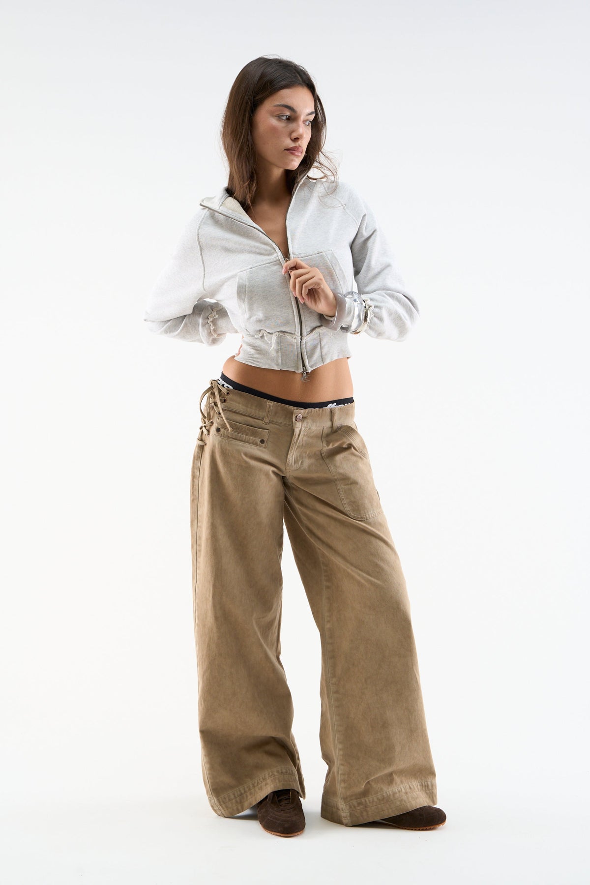 Pantalones City Dusty Brown