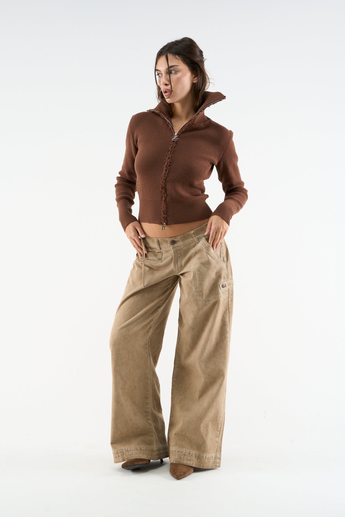 Cremallera Nusa Brown
