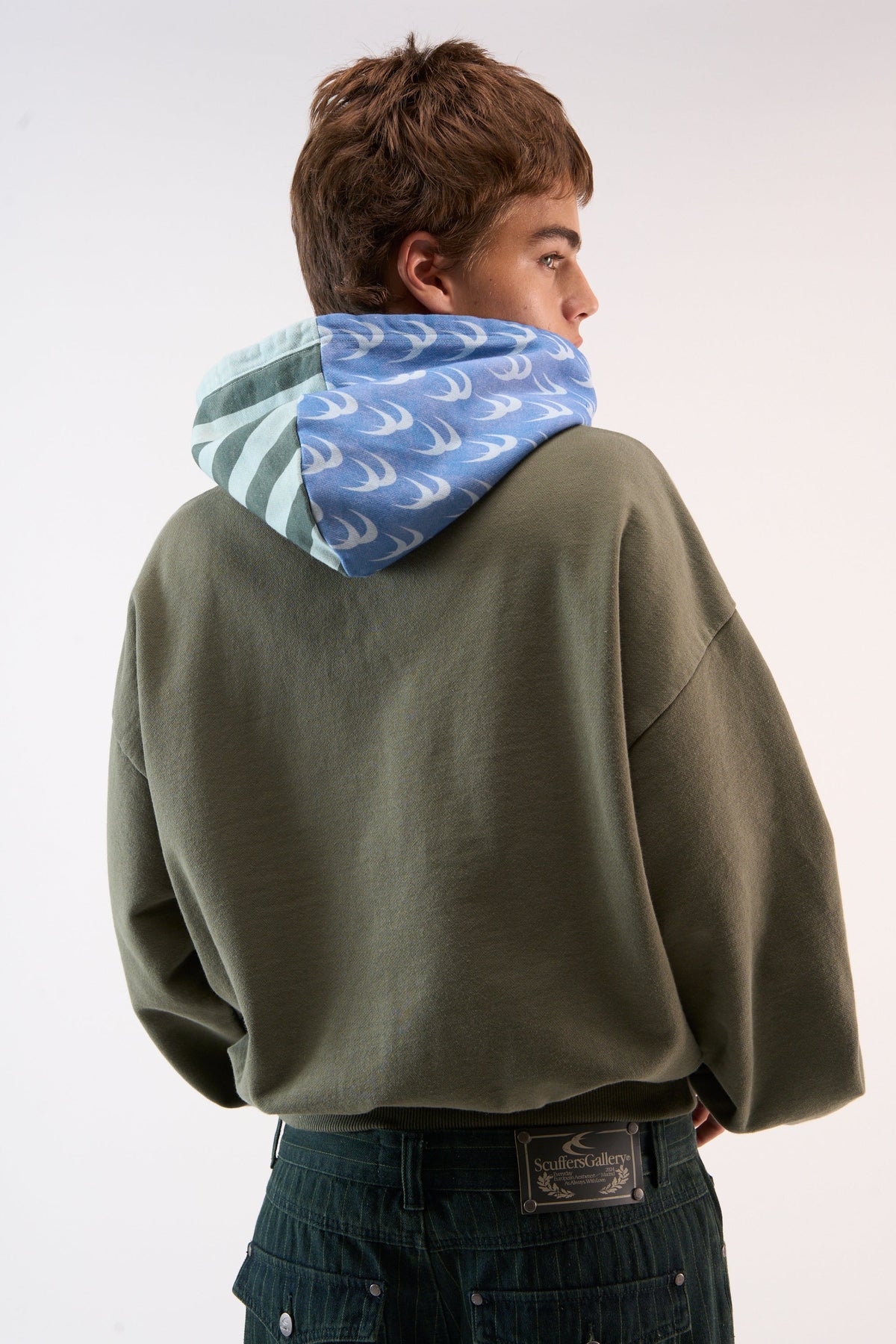 Sudadera con capucha y cremallera Nowhere Green