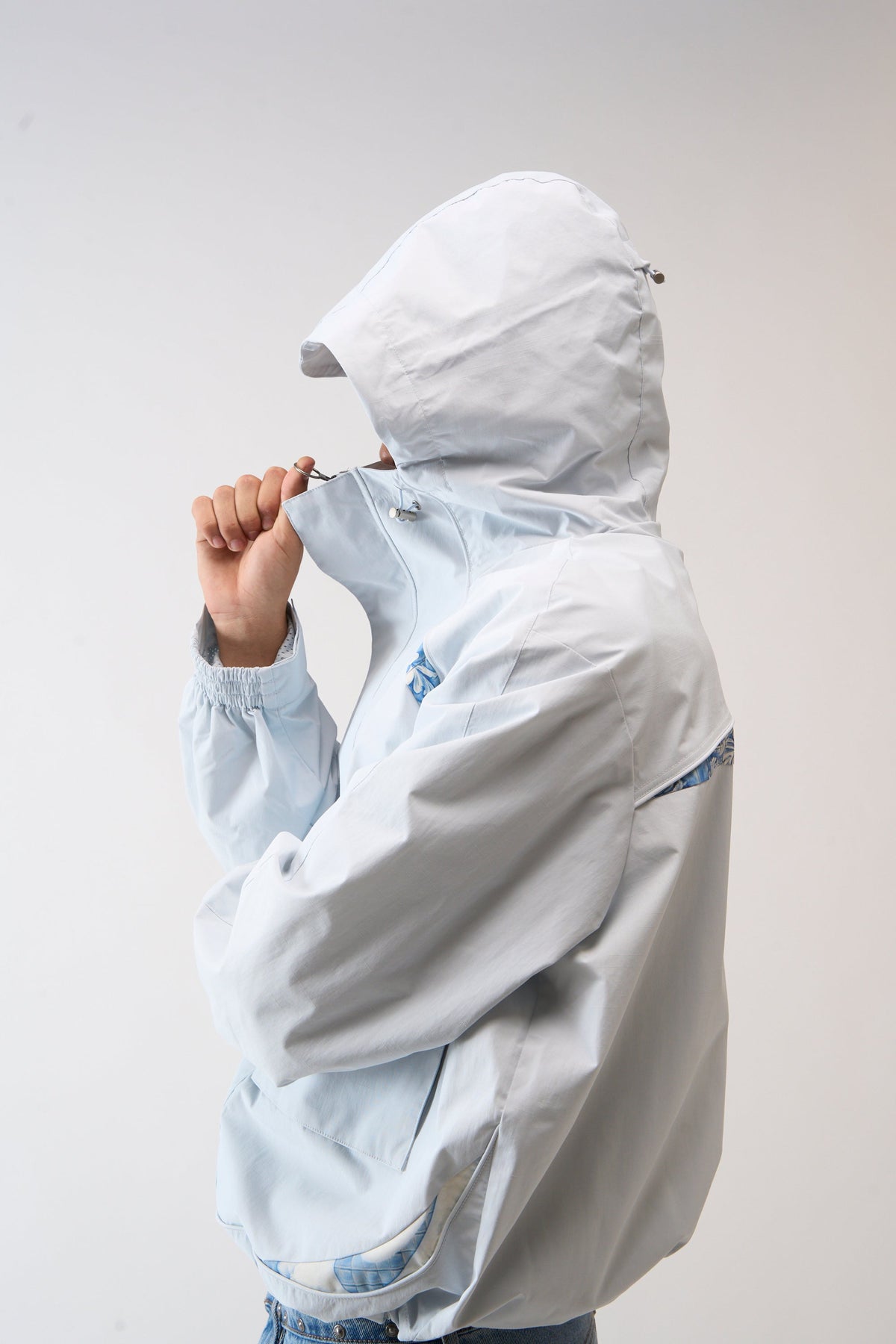 New Essential Light Blue Windbreaker