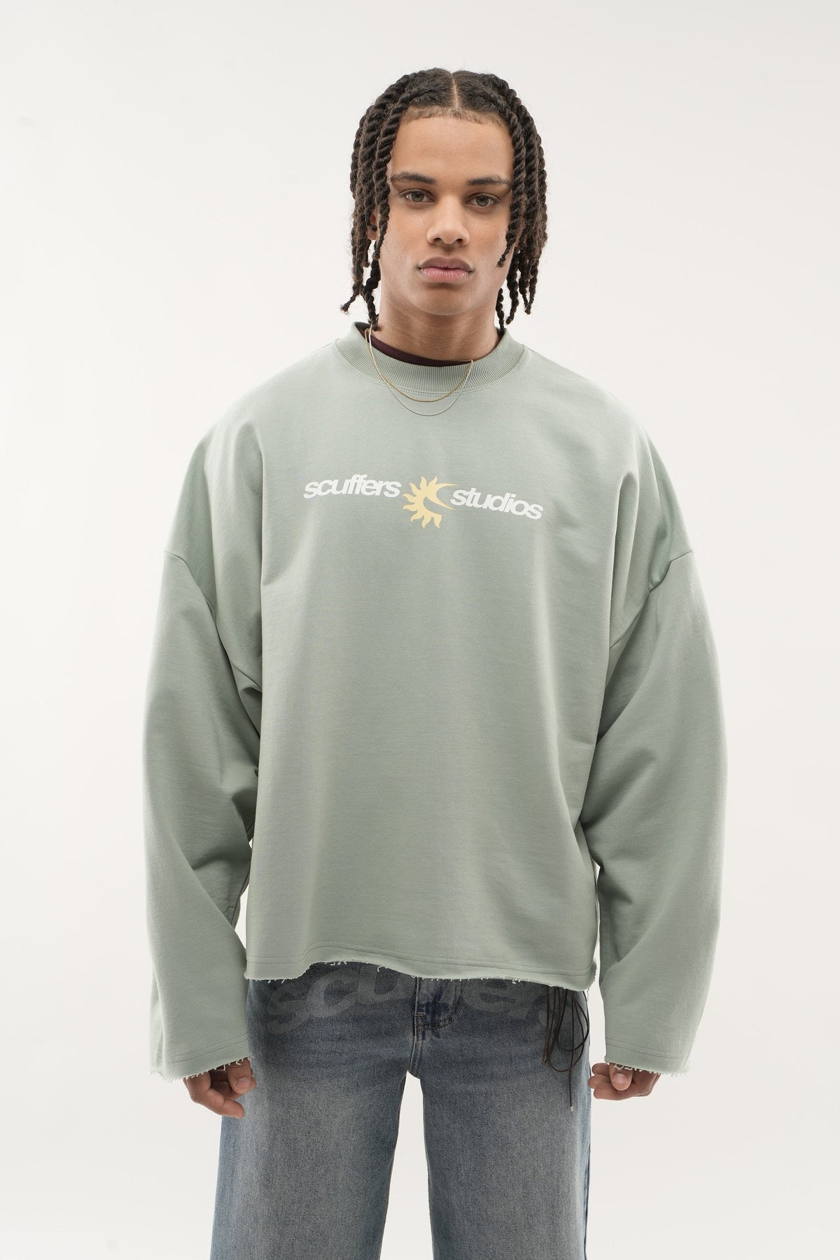 Not Ibiza Again Light Green Sweatshirt