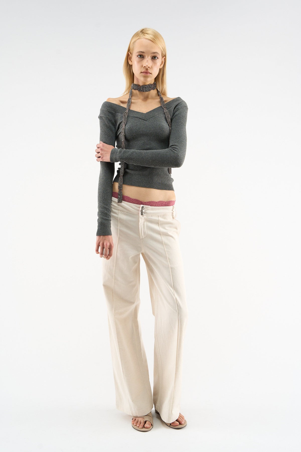 Summer Tailoring White Pants