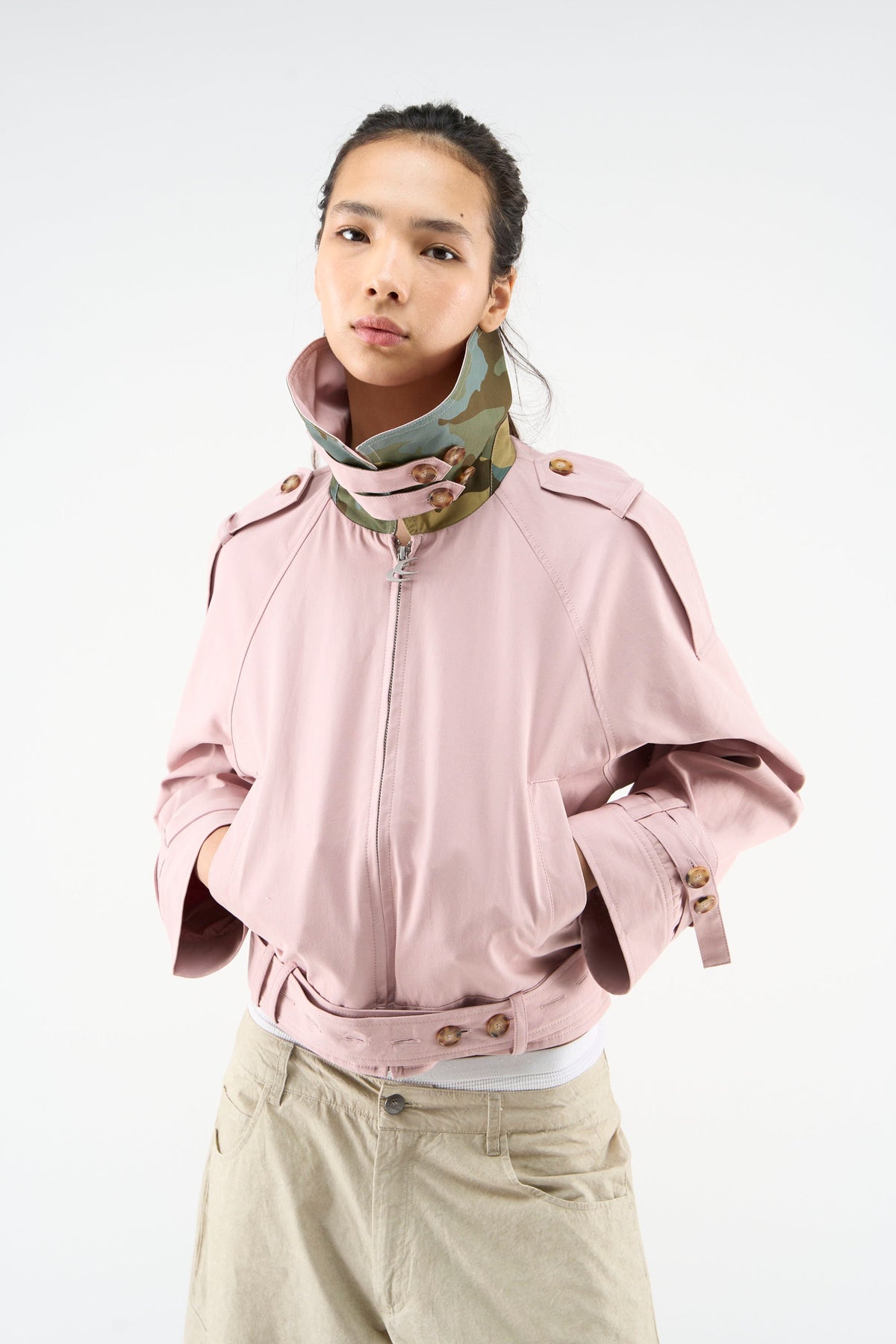 Chaqueta rosa de Ambar