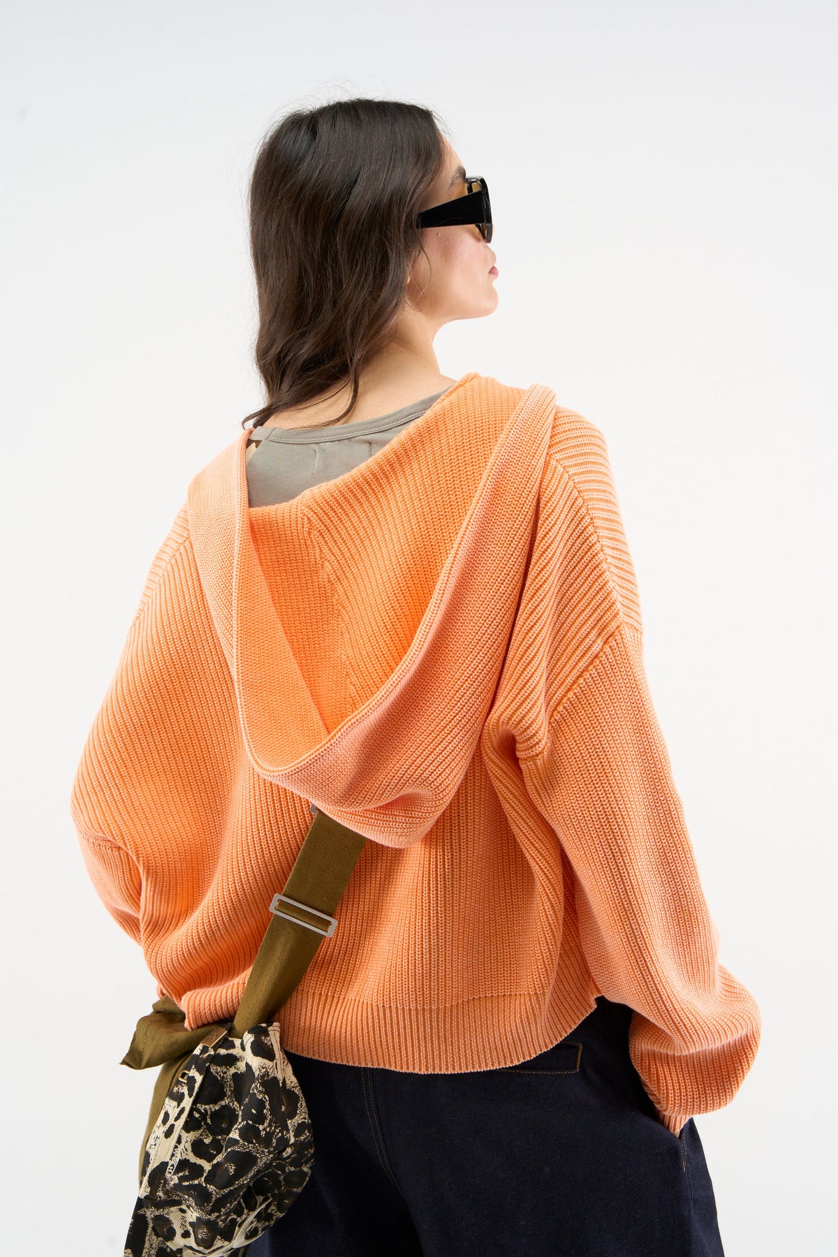 Mayor Orange Knit Zipper