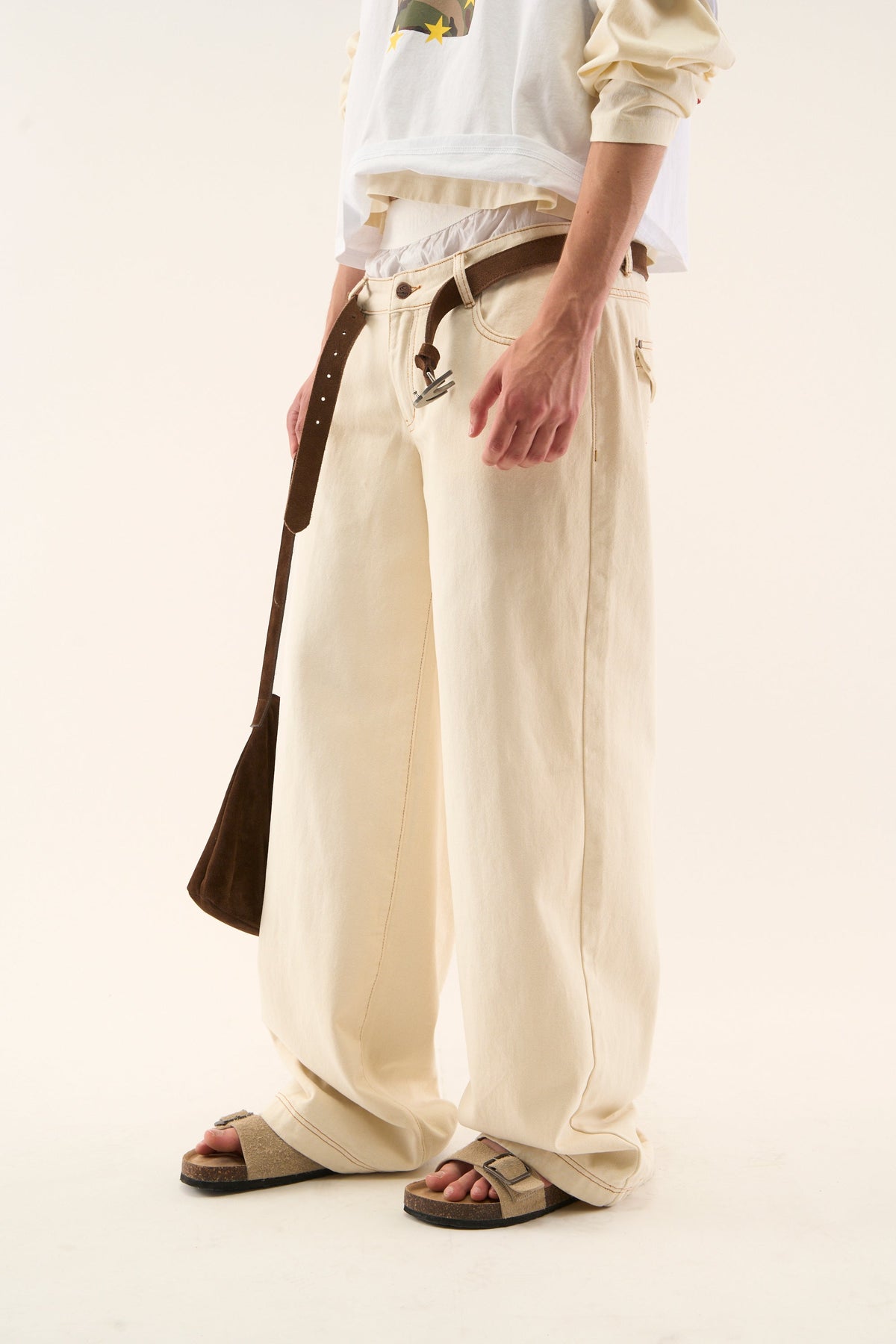 Carrie Ecru Pants