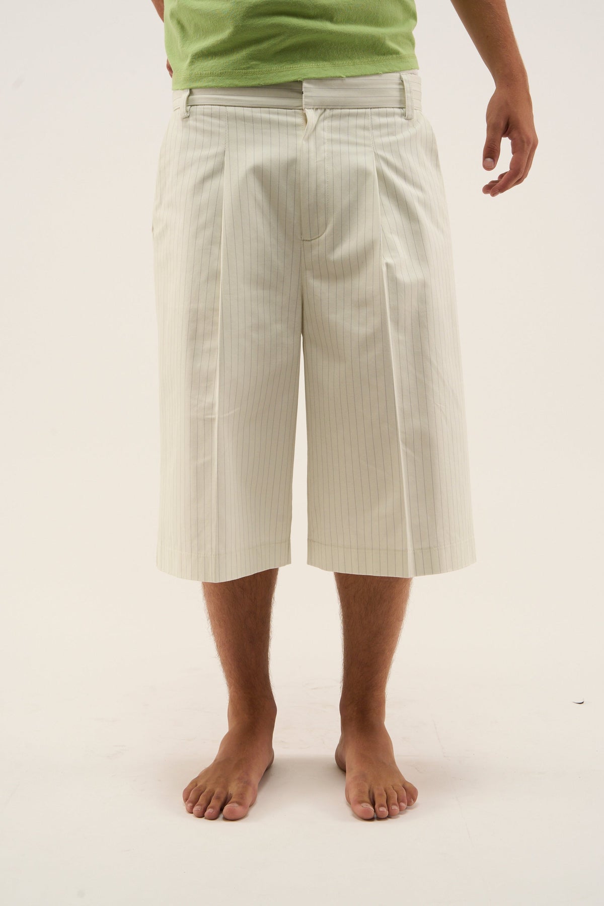 Pantalones cortos Maison a rayas diplomáticas