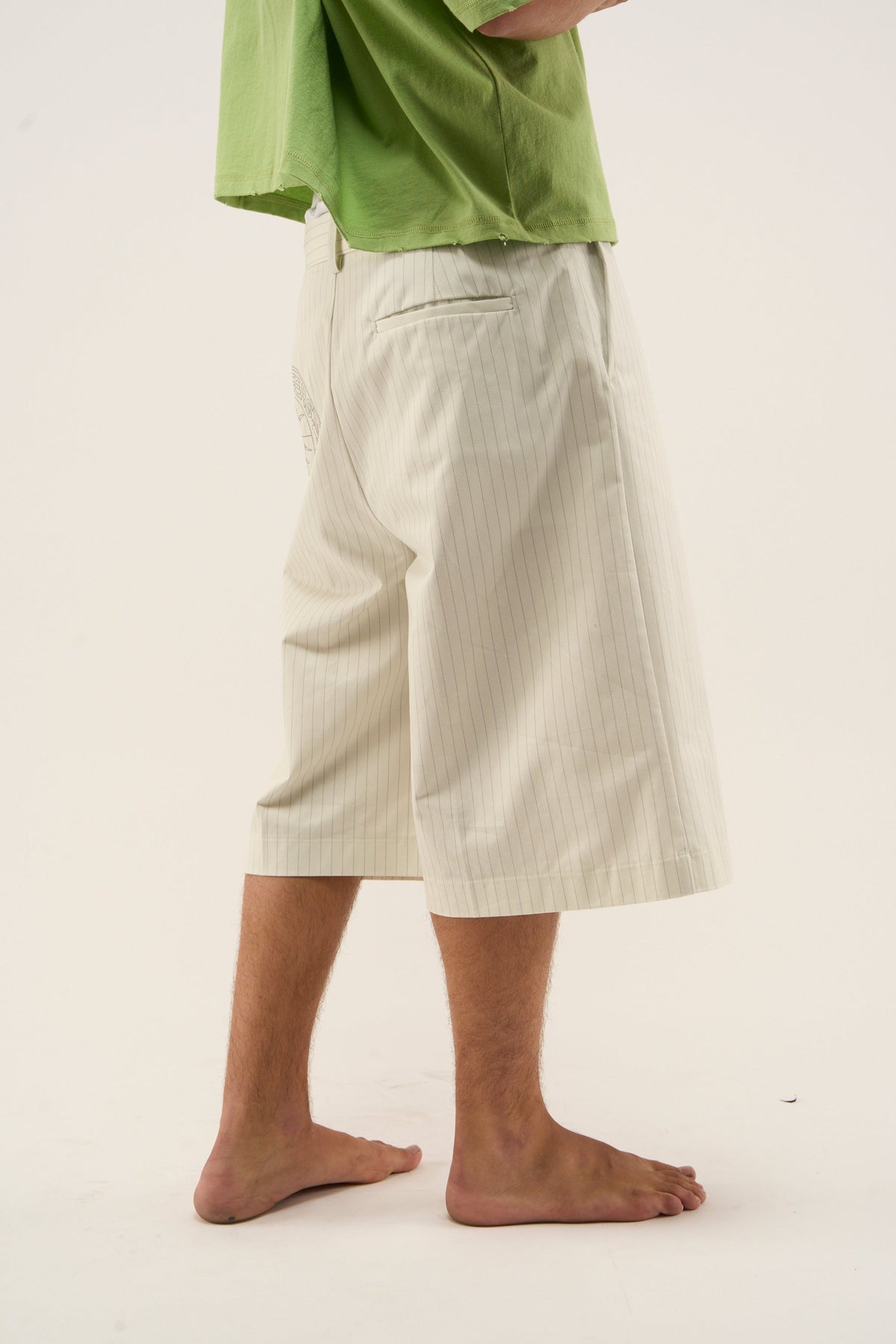 Pantalones cortos Maison a rayas diplomáticas