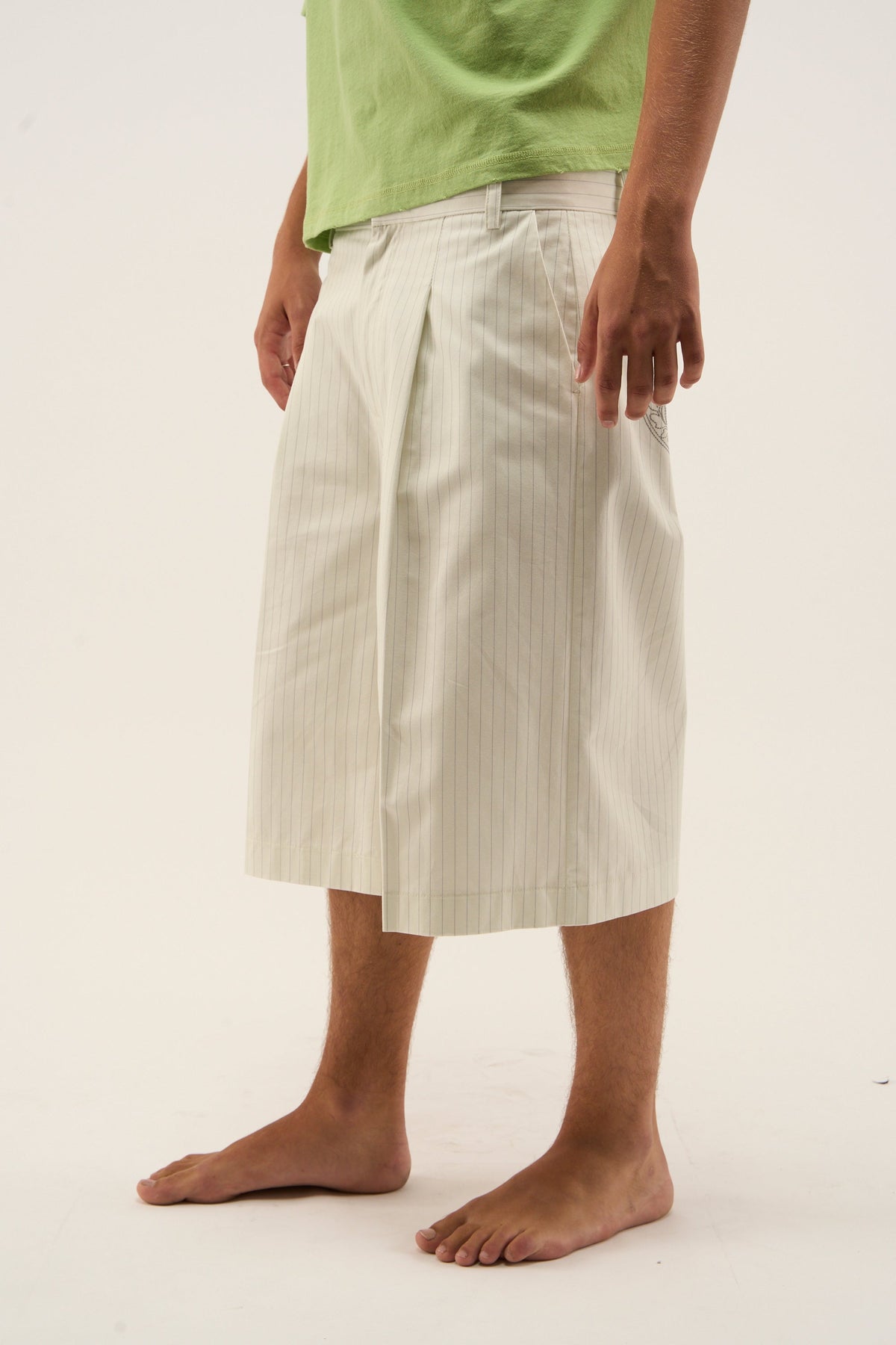 Pantalones cortos Maison a rayas diplomáticas