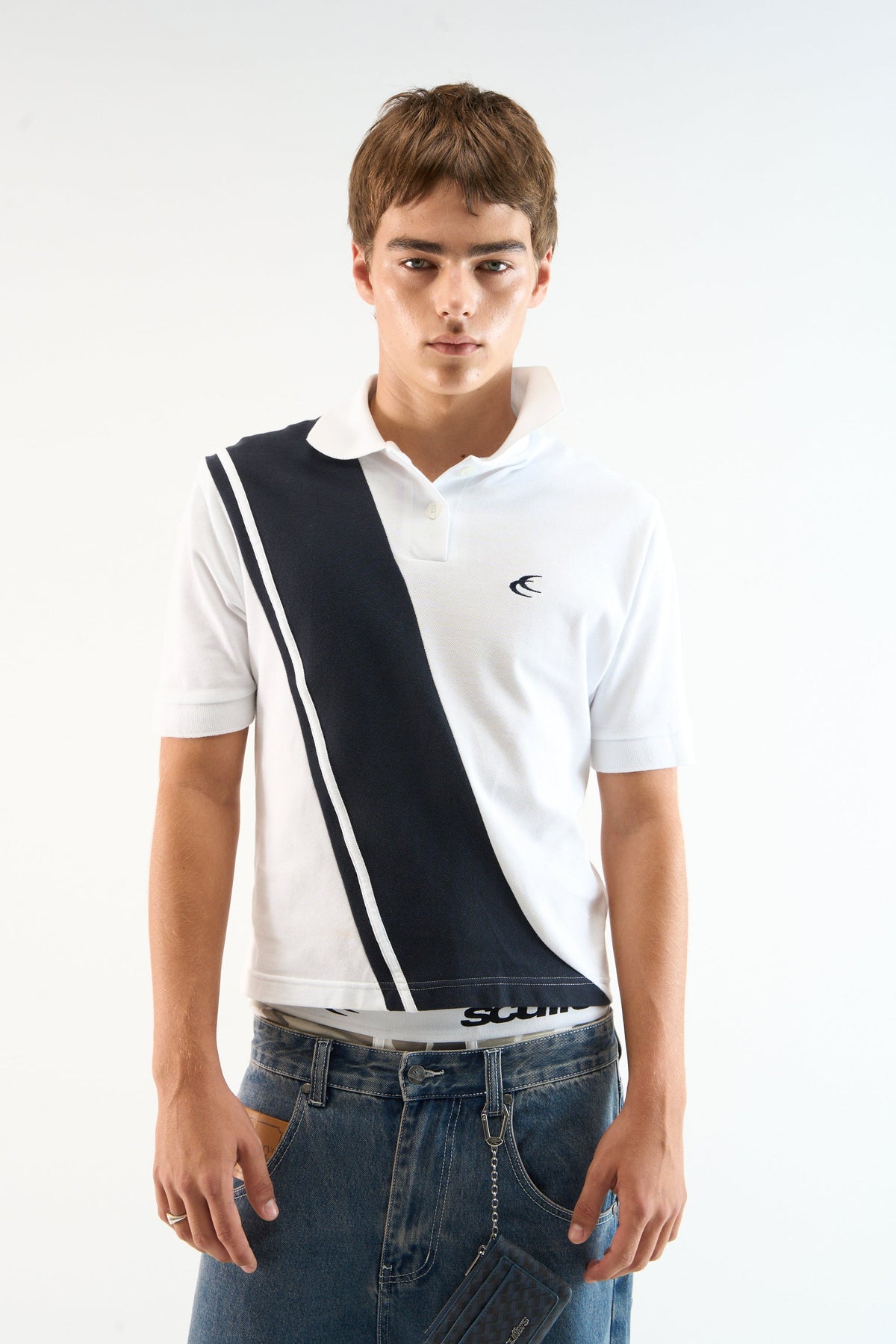 CLG White Polo
