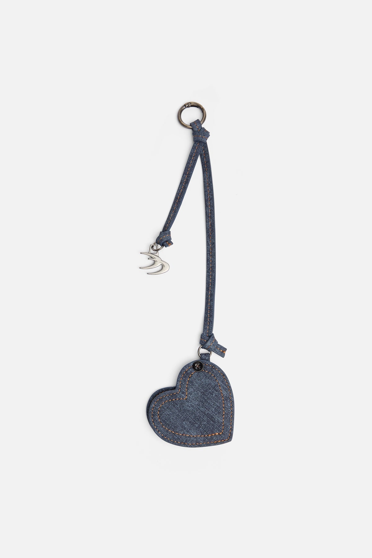 Love Denim Keychain Mirror