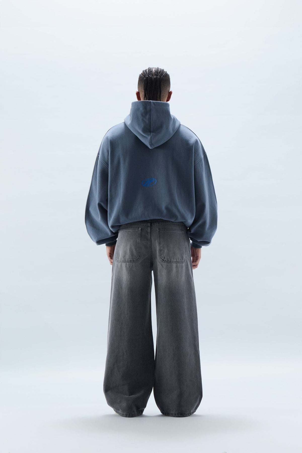 Sudadera con capucha azul SCFF