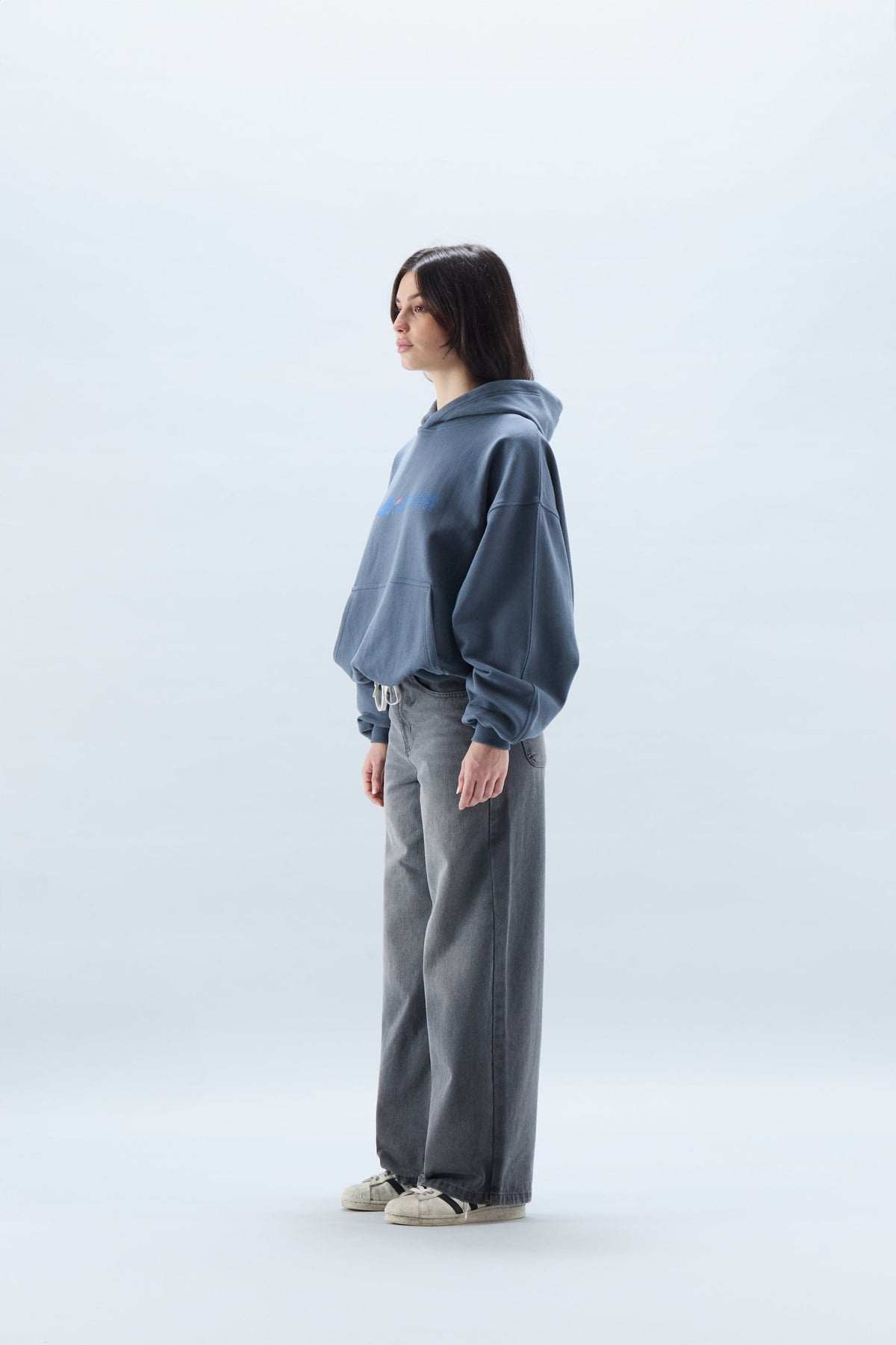 Sudadera con capucha azul SCFF