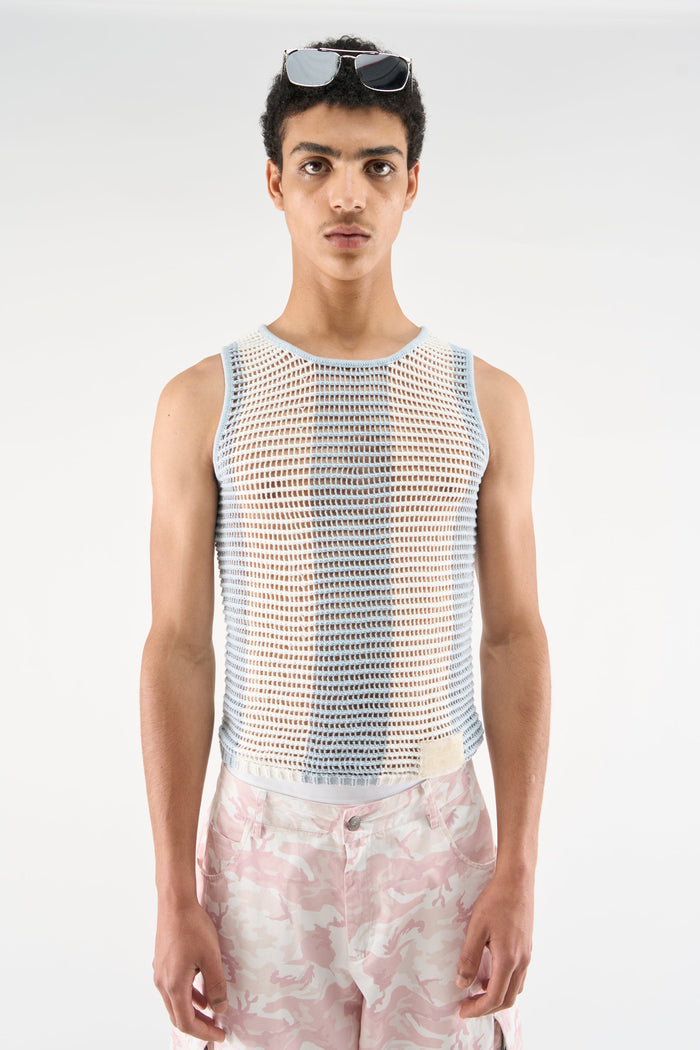 Spider Blue Tank Top