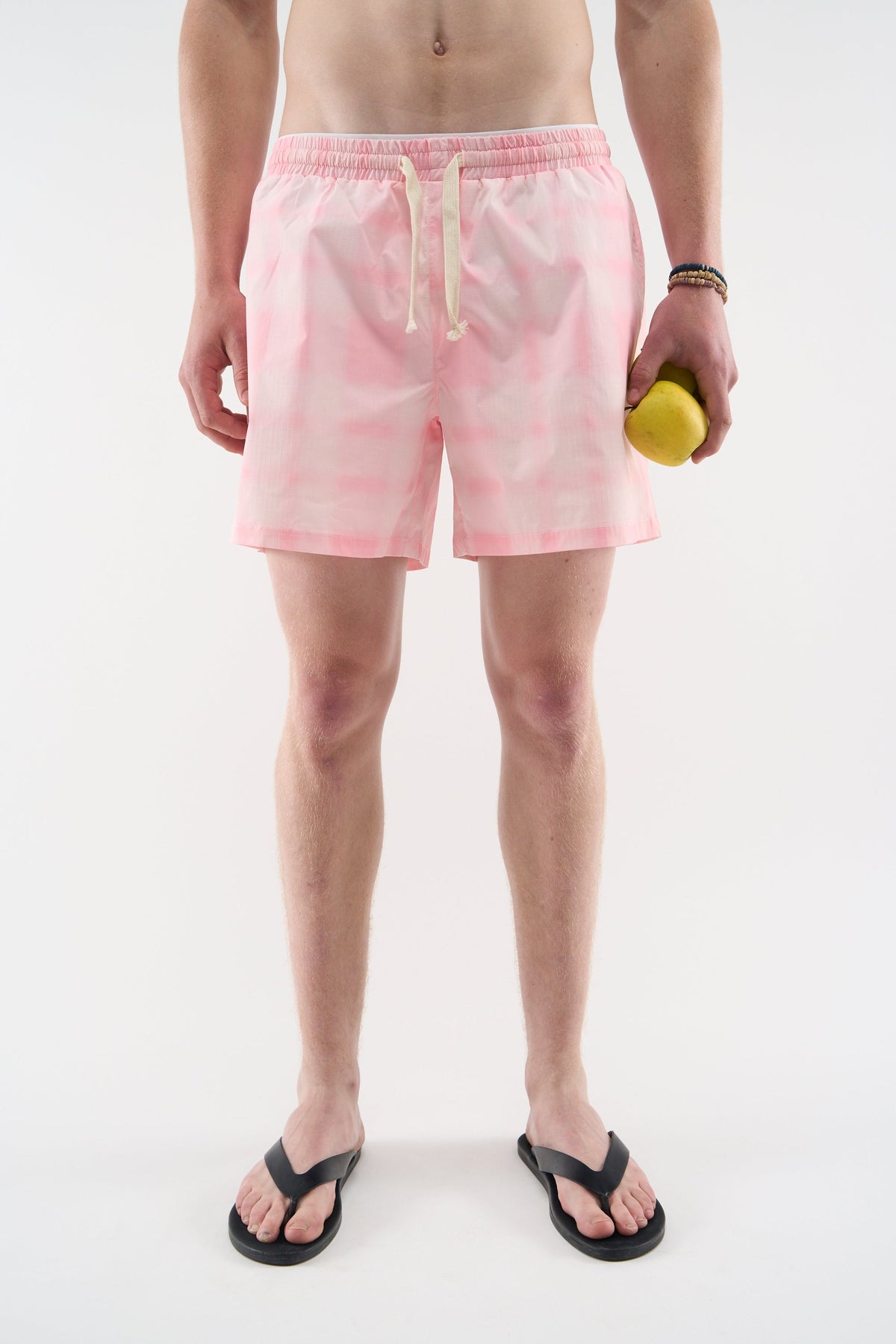 Pantalones cortos de natación rosa claro