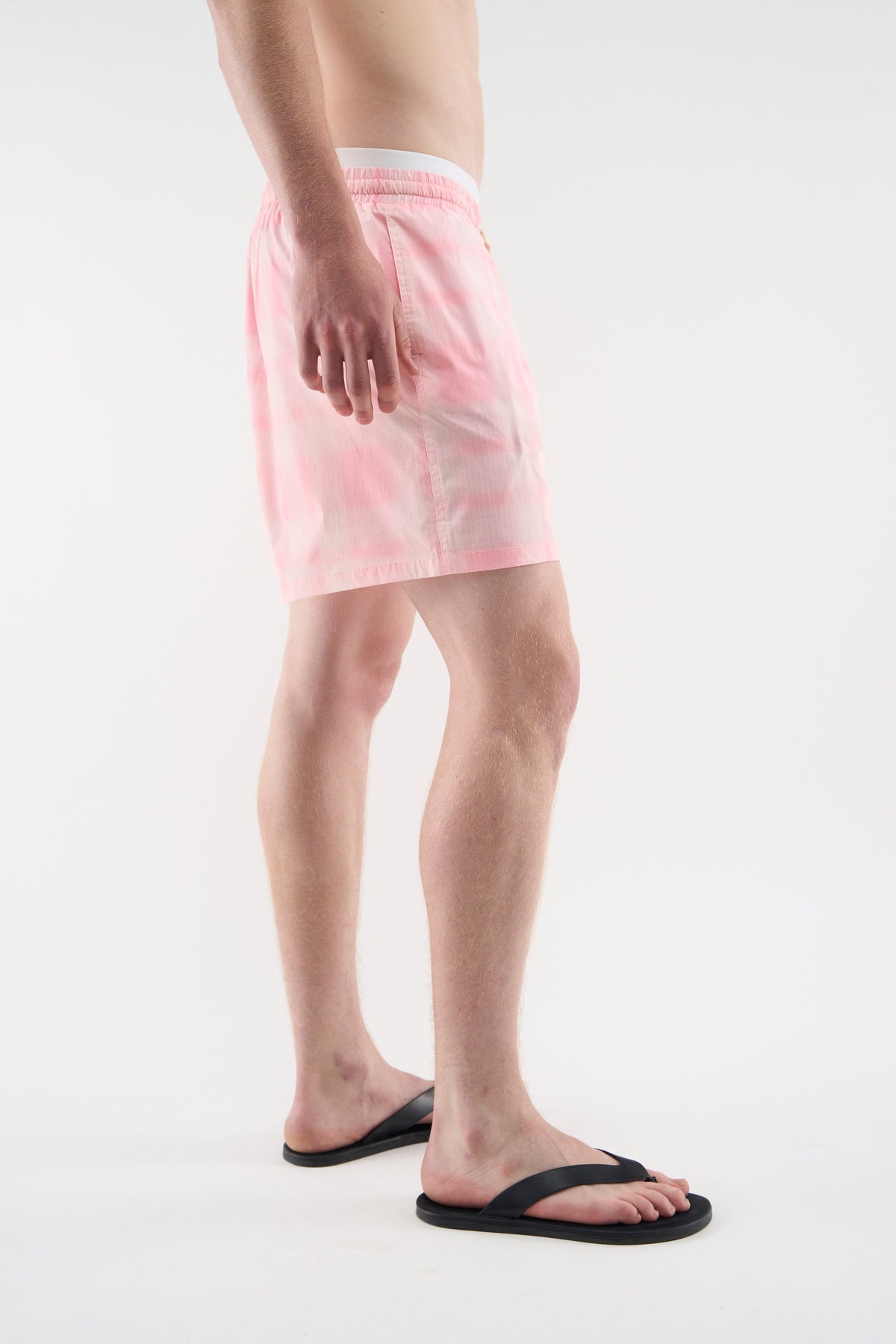 Pantalones cortos de natación rosa claro