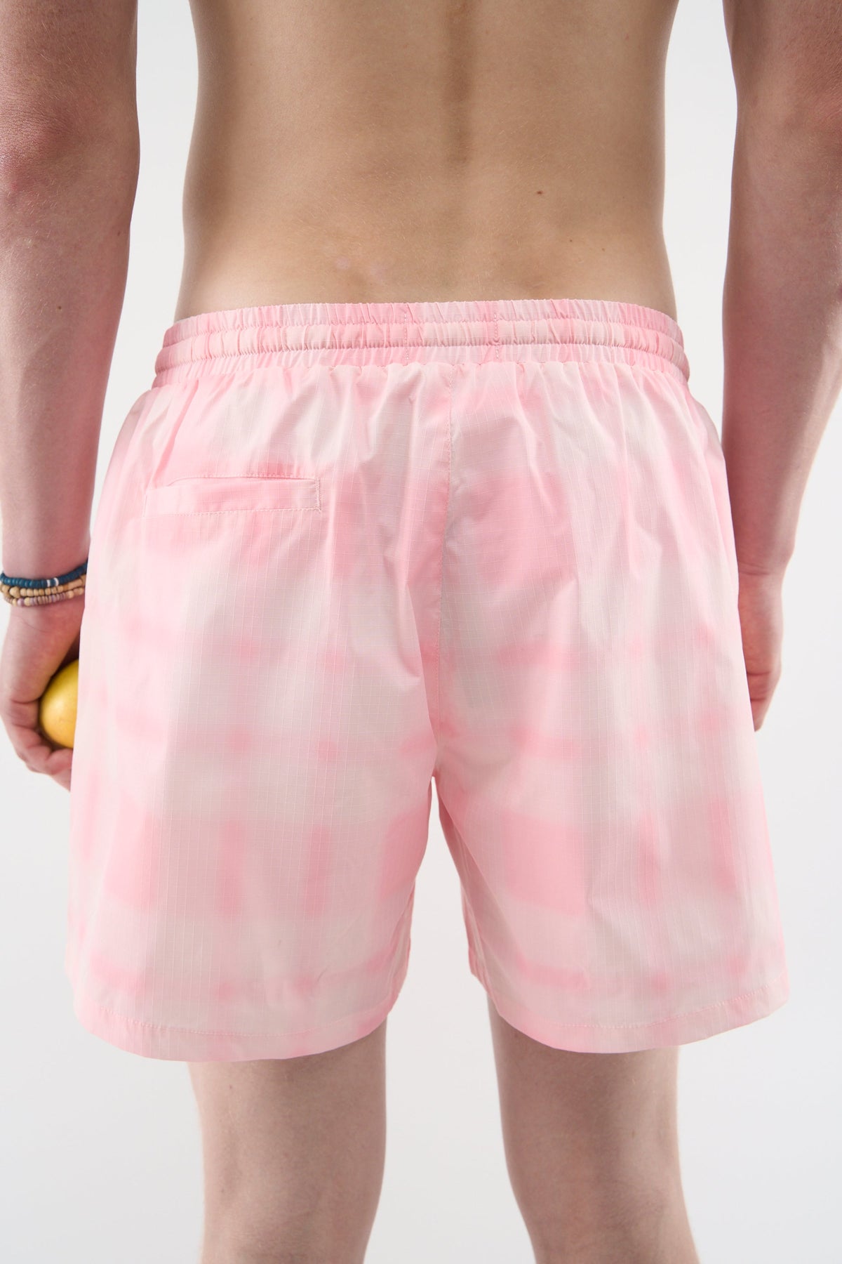 Pantalones cortos de natación rosa claro