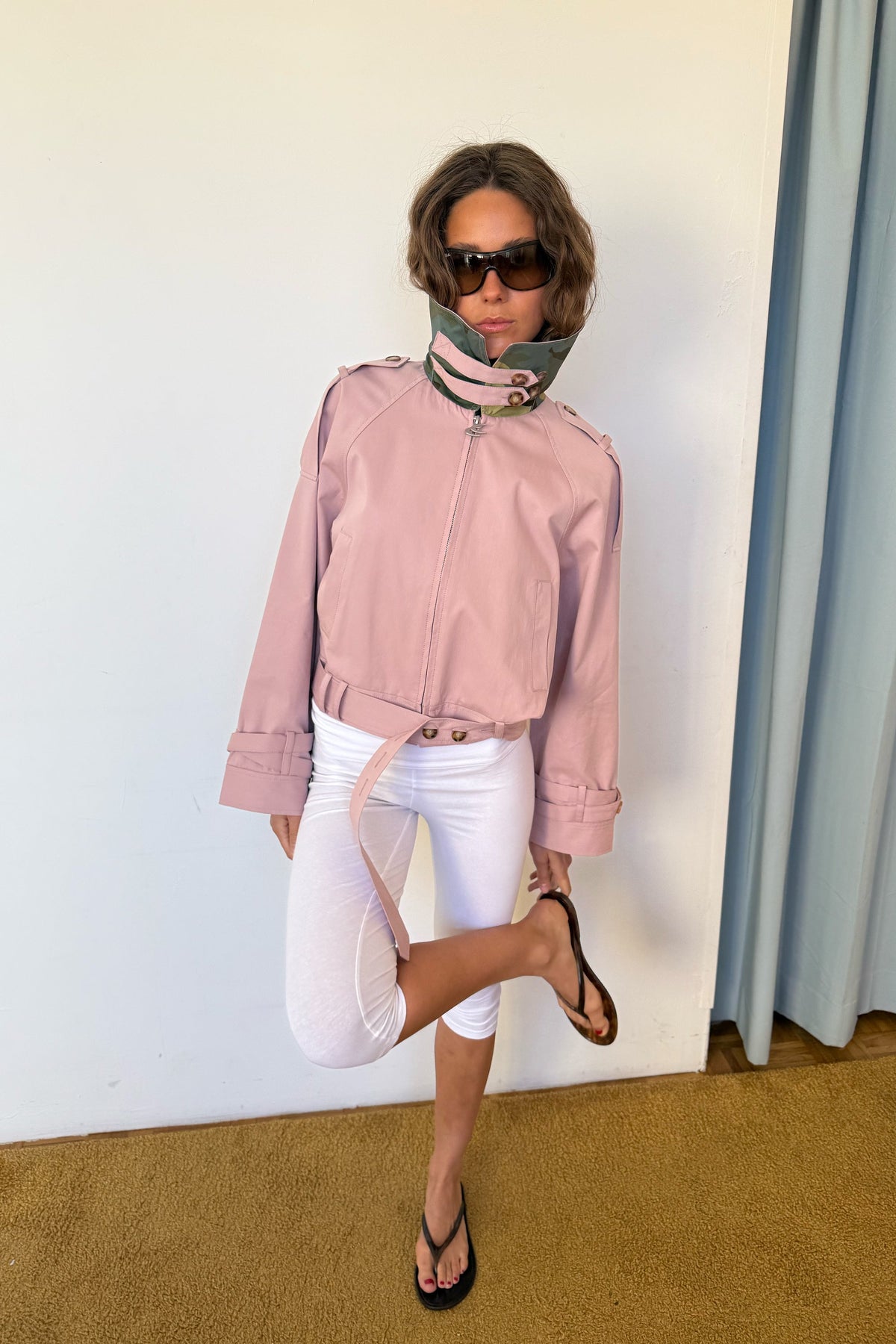 Chaqueta rosa de Ambar