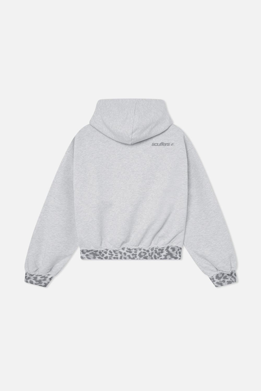 Sudadera con capucha Leo gris melange