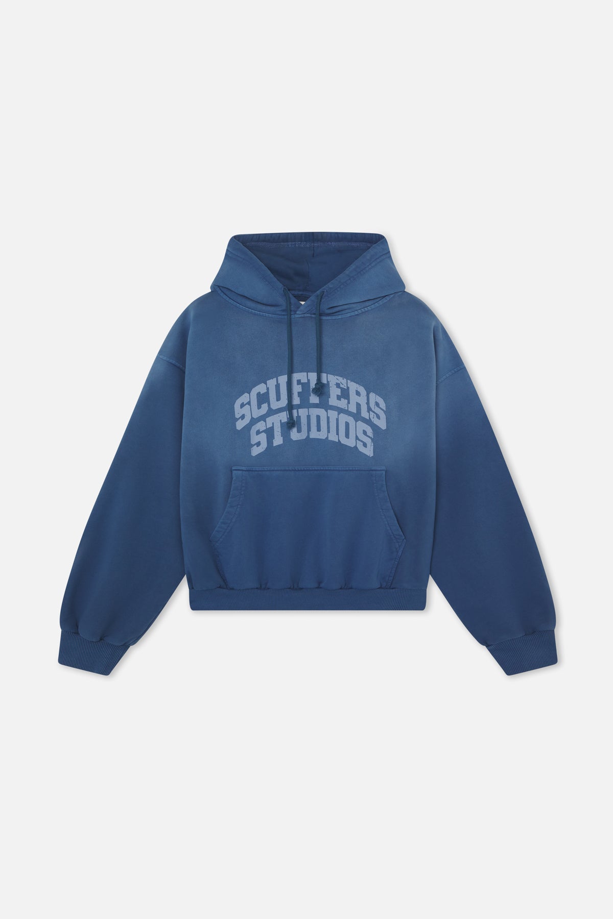 Sudadera con capucha azul, taquilla