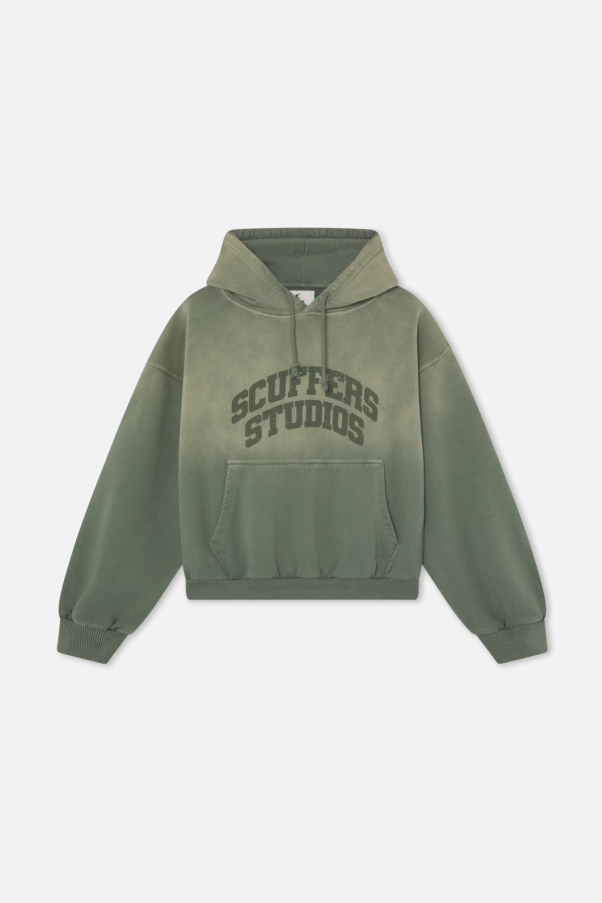Sudadera verde con capucha, para casillero