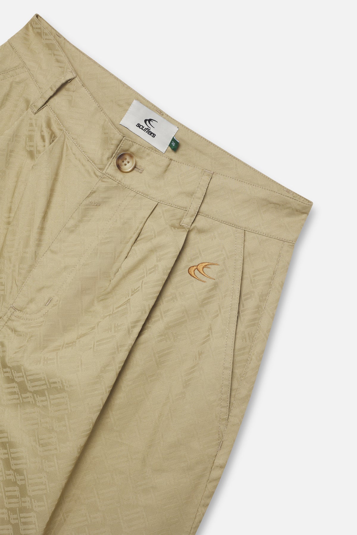 Pantalones Monogram Shell Beige