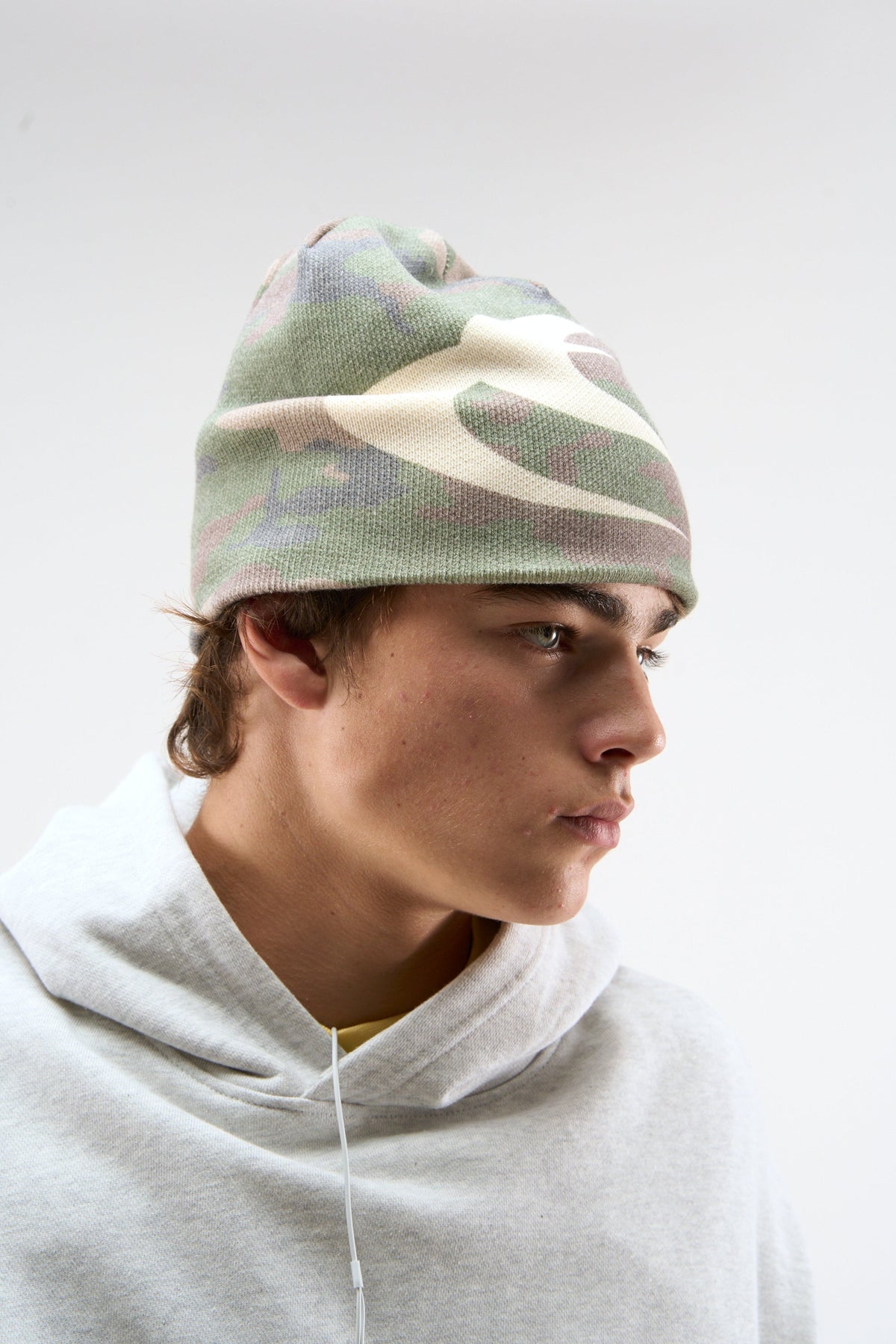 Gorro verde camuflado