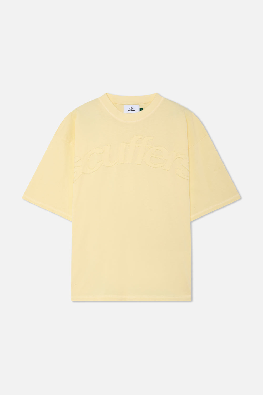 Camiseta amarilla cruda