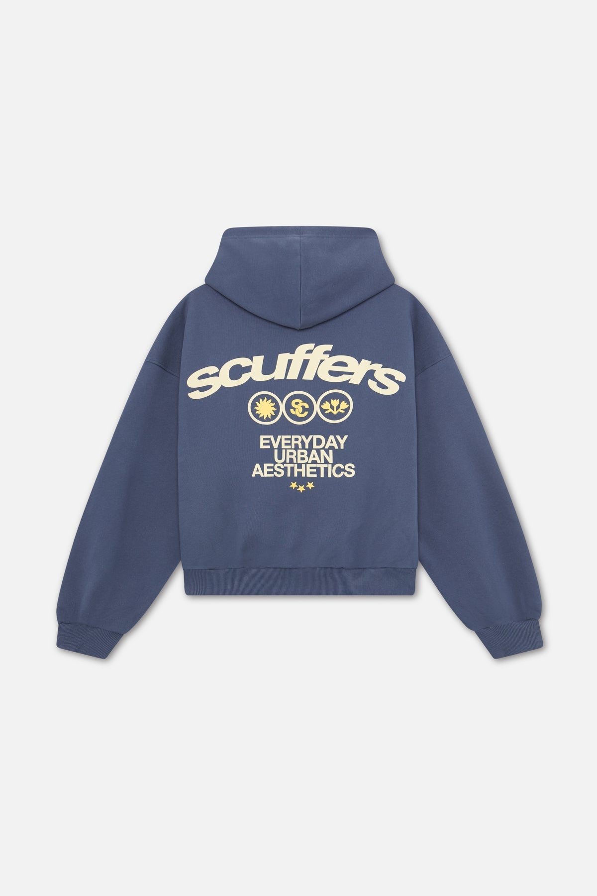 Sudadera azul con capucha SC