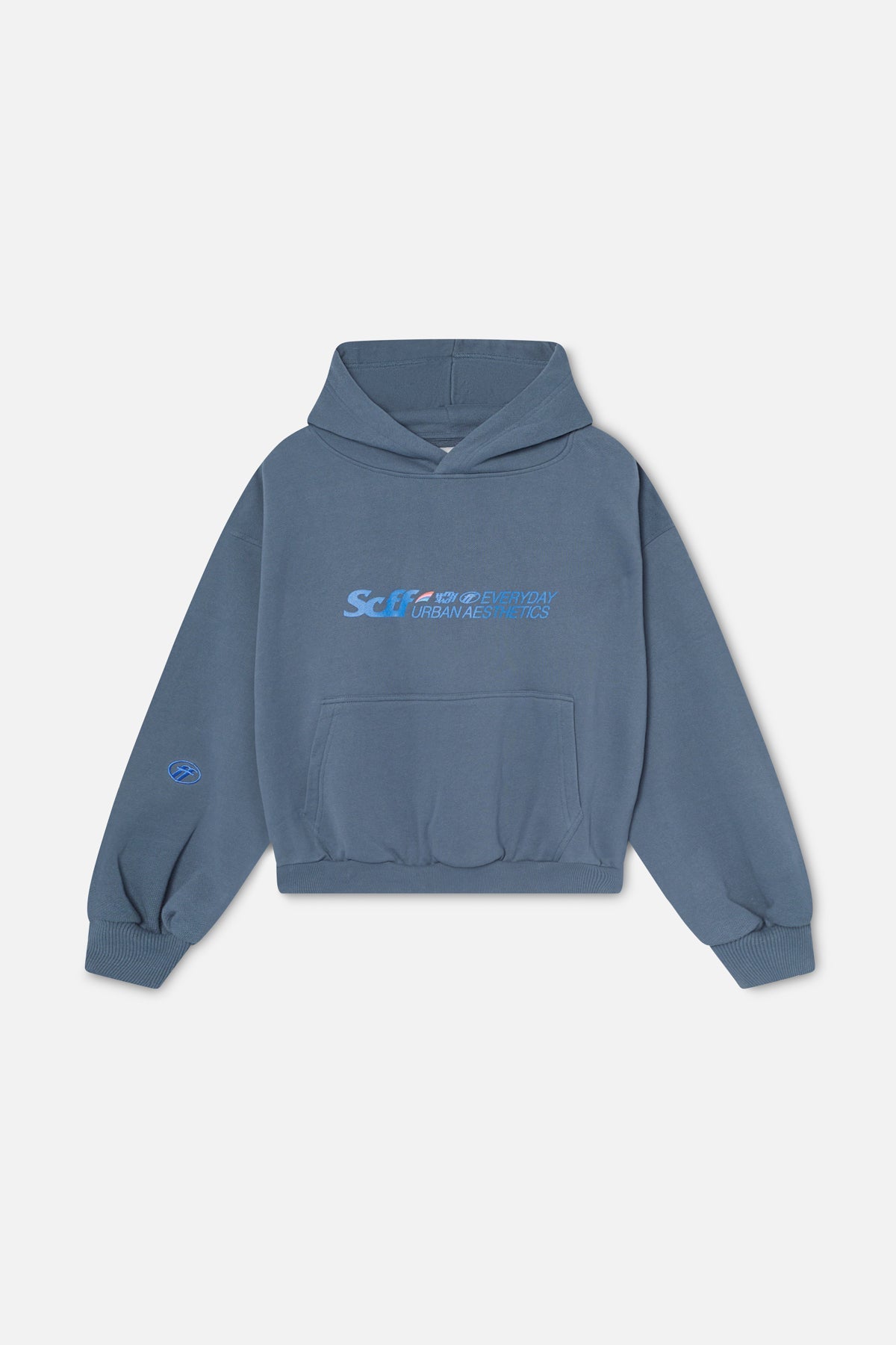 Sudadera con capucha azul SCFF