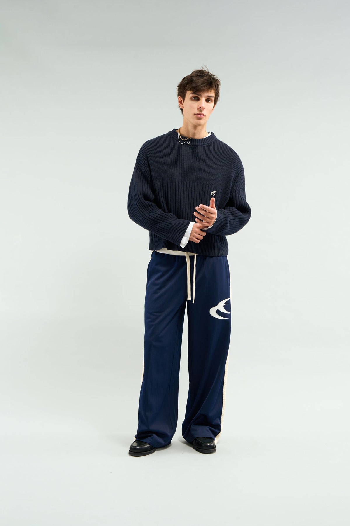 Pantalones de traje azul marino Gallery